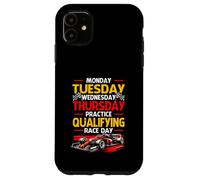Lundi Mardi Jeudi Entraînement Qualification Course Jour Course Coque pour iPhone 11