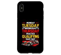 Lundi Mardi Jeudi Entraînement Qualification Course Jour Course Coque pour iPhone XS Max