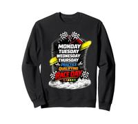Lundi Mardi Jeudi Entraînement Qualification Journée de Course Sweatshirt