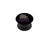 Lundi Mardi Mercredi Jeudi Practice Qualifying Race PopSockets PopGrip Adhésif
