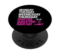 Lundi Mardi Mercredi Jeudi Practice Qualifying Race PopSockets PopGrip Adhésif