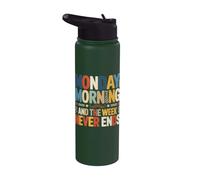 Lundi matin et la semaine ne s'arrête jamais Stainless Steel Insulated Water Bottle