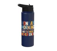 Lundi matin et la semaine ne s'arrête jamais Stainless Steel Insulated Water Bottle