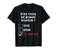 Lundi matin humour collègue travail beauf râleur pas content T-Shirt