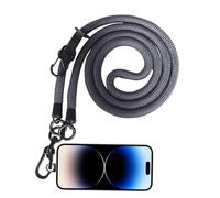 Lundi pour téléphone portable : corde épaisse de 10 mm, sangle de cou avec entretoise, accessoire antitéléphone, support pratique pour garder votre téléphone en sécurité pendant que vous voyagez