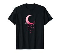 Lune avec étoiles ciel nocturne T-Shirt