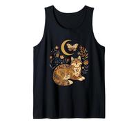 Lune de Loup céleste bohème à Motif Floral Débardeur