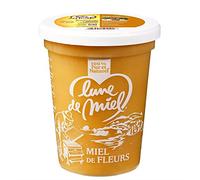 LUNE DE MIEL Miel de Fleurs 500g en plastique, douceur naturelle pour un petit-déjeuner gourmand- Lot De 3