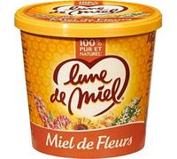 Lune de Miel Miel de fleurs crémeux, 100% pur et naturel - Le pot de 750g