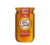 Lune de Miel - Miel de Fleurs de Printemps 100% Naturel, Pot en Verre de 375g - Idéal pour un Petit Déjeuner Gourmand et Sain. - Lot De 3 - Vendu Par Lot