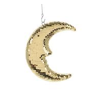 Lune Disco Boules Disco Suspendues Accessoire De Boule Décoration Suspendue Lune Décoration De La Décor De Salle De Bal Golden Un Verre Alipis