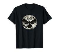 Lune Et Corbeau Nuit Mystique Gothique Céleste Dark Forest T-Shirt