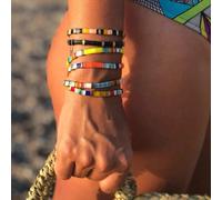 Lune fille coloré Miyuki Bracelets pour femme à la mode charme Wrap Tila Delica perles Boho Surf Pulseras Mujer bijoux livraison directe