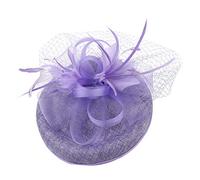 Lune Homme Cheveux de femme clip de chapeau chapeau accessoire de partie élégant de tête Soin Yeux Nuit (Purple, One Size)