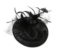 Lune Homme Cheveux de femme clip de chapeau chapeau accessoire de partie élégant de tête Soin Yeux Nuit (Black, One Size)