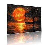 Lune Puzzle Adulte 1500 pièces Educa Puzzles Classiques Impossible Bateau Je m'emmerdais Qualité Supérieure Mystery Challenge, avec Inclure Colle, pour Adultes et Enfants Jeu éducatif 57x87cm t-985