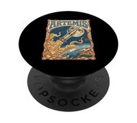 Lune Spatiale Artemis PopSockets PopGrip Adhésif