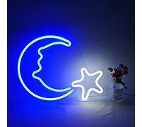 Lune Star Lampe Neon Dessin mural führte Indoor Dekor nachttischlampen, Neon - Dessin geburtstagsparty Chambre, table cadeau de mariage enfant Jouet Motif décorations de Saint-Valentin, cadeau