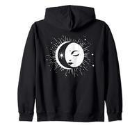 Lune sur Soleil Spiritualité Vintage Sweat à Capuche