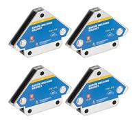 LUNEKUCK 4PCS Aimant Soudure avec Force de Maintien 13kg/28LB Equerre de Soudage pour Angle de Positionneur Magnétique 45 ° 90 ° 135° Equerre Aimanté pour Soudure Outils de Localisation Auxiliaires