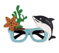 Lunes D'animaux De Mer Sous-marine Cadre Carton Cédyjouses Prophes De Photomatons Pour Adultes Themed Party Halloween Costume Animal Photo Accessoires