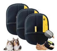 Lunesouris Gant Poils, Gant Électrostatique pour Chiens & Chats, Anti-Statique pour Canapé, Tapis, Vêtements et Siège de Voiture (3pcs)