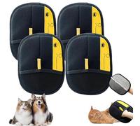 Lunesouris Gant Poils, Gant Électrostatique pour Chiens & Chats, Anti-Statique pour Canapé, Tapis, Vêtements et Siège de Voiture (4pcs)
