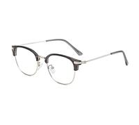 Lunette Anti Lumiere Bleue Homme Femme, Demi-Monture en Métal Lunette Gaming Réduisent la Fatigue Oculaire, Lunettes Filtrantes pour Ordinateur et Lecture de Produits électroniques et Gaming