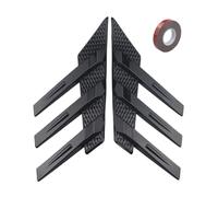 Lunette arrière, aileron latéral, spoiler d'essieu arrière - Pelle à capuche de voiture, paquet pour réduire le bruit du vent de voiture, accessoires d'humidificateur extérieur, fenêtre de véhicule et