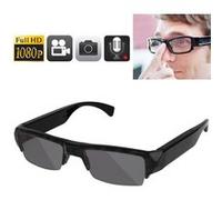 Lunette Caméra Espion Full HD 1080P 5MP Mini Caméra Microphone -