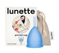 Lunette Coupe Menstruelle Réutilisable Protection 12 Heures Confort Silicone Médical Souple Alternative Tampons 10 Ans, Taille 1 Blue