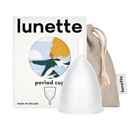 Lunette Coupe Menstruelle Réutilisable Protection 12 Heures Confort Silicone Médical Souple Alternative Tampons 10 Ans, Taille 2 Clear