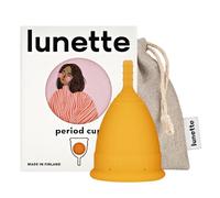 Lunette Coupe Menstruelle Réutilisable Protection 12 Heures Confort Silicone Médical Souple Alternative Tampons 10 Ans, Taille 2 Orange