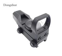 Lunette De Chasse Holographique 20mm, Réflexe De Vue À Points Verts, 4 Réticules, Portée Tactique, Collimateur, Jouet En Plastique