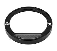 Lunette de compteur de vitesse de rechange pour RZR570 800 900 1000 - BLK, garniture de jauge de tableau de bord, CNC - billette d'aluminium usiné avec finition anodisée, (Noire)