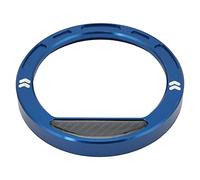 Lunette de compteur de vitesse de rechange pour RZR570 800 900 1000 - BLK, garniture de jauge de tableau de bord, CNC - aluminium usiné avec finition anodisée, antirouille (Bleue)