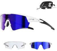 Lunette De Cyclisme Photochromique Homme Femme Anti-Uv400 Lunette De Soleil Sport Lunette Vélo Route Tr90 Cadre Lunette Vtt Transparente Lunette Cycliste Running Conduite Course Pêche K198[Z1541]
