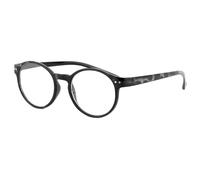 Lunette de lecture pas cherHomme et façon façon écailles grises et noires - Lunette Loupe ronde rétro référence Lako +3 Dioptries...