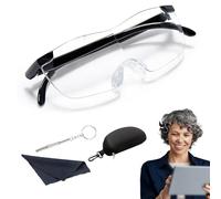 Lunette de Loupe, 300% Loupe de Lecture, Lunette Loupe Grossissante Anti LumièRe Bleue, Mains Libres, Montage sur TêTe pour Lecture, Travail de PrèS, Broderie