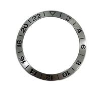 Lunette de Montre en Aluminium 38 mm, Police GMT2-22, diamètre extérieur, intérieur 30,5, for boîtier 40, Accessoires Montres de Voyage(14 UK)