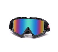 Lunette de Moto Cross Lunettes de moto d'extérieur, ski de fond, sports, véhicules tout-terrain, lunettes de course(E)