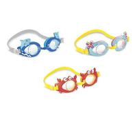 Lunette de natation - Intex - Fun Crabe/Requin - Silicone - 3-8 ans - Protection UV