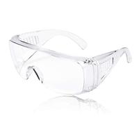 Lunette de Protection Lot de 12 Lunettes de Protection Travail Lunettes de Sécurité Anti-buée Surlunettes de Protection pour Jardin Industrie Laboratoire Chimie