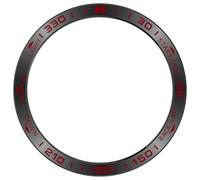 Lunette de protection tendance en acier inoxydable pour montre connectée solaire 51 mm