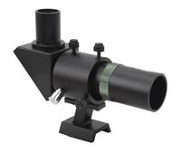 Lunette de Recherche 6X30, Chercheur Optique d'image Correcte, Chercheur Optique à Angle Droit, Revêtement Multicouche avec Support pour Télescope Astronomique
