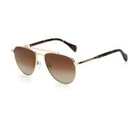 Lunette De Soleil Aviateur Rag And Bone Doré - M Doré