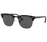 Ray - Ban Unisex RB3016 CLUBMASTER 1305B1 Lunettes de soleil Acétate Noir Gris Carré Normale