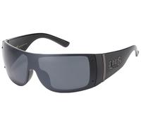 Lunette De Soleil Locs Noire Gravure Locs En Noir Style Biker Gangsta Noir