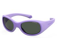 Lunette De Soleil Ovale Polaroid Kids Violet - Xxs Violet