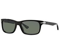 Lunette De Soleil Rectangulaire Persol Noir - Xl Noir